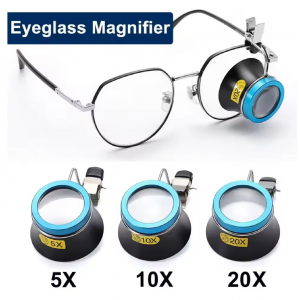 HS8276 5X 10X 20X Eyeglass Magnifier HS8276 5X 10X 20X Eyeglass Magnifier
