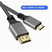 HS8334 MINI HDMI to HDMI braided 4K