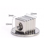 HS8350 Magnet 12*12*3 hole 4MM HS8350 Magnet 12*12*3 hole 4MM