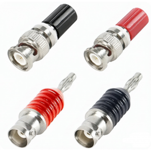 HS8351 BNC to Banana Plug 4mm Adapter HS8351 BNC to Banana Plug 4mm Adapter