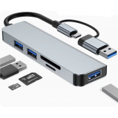 HS8371 5 in 1 usb hub