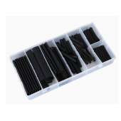 HS8391 127pcs Black Heat Shrink tube kit