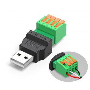HS8426 Male USB2.0 Solderless Adapter Quick connect HS8426 Male USB2.0 Solderless Adapter Quick connect