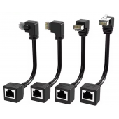 HS8437 Cat6 RJ45 Network Extension Cable 10cm