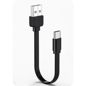 HS8449 USB to Type-C Male Flat Cable 10cm/20cm/50cm/100cm HS8449 USB to Type-C Male Flat Cable 10cm/20cm/50cm/100cm
