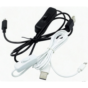 HR0293-33 Micro USB Power Cable with ON/OFF switch for Raspberry Pi HR0293-33 Micro USB Power Cable with ON/OFF switch for Raspberry Pi