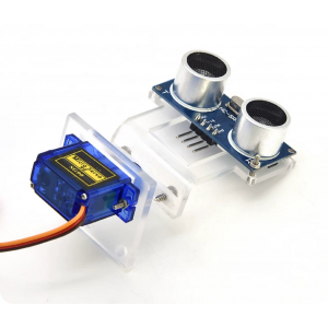 HS8570 HC-SR04 Distance Sensor Module + SG90 Micro Servo with Bracket HS8570 HC-SR04 Distance Sensor Module + SG90 Micro Servo with Bracket