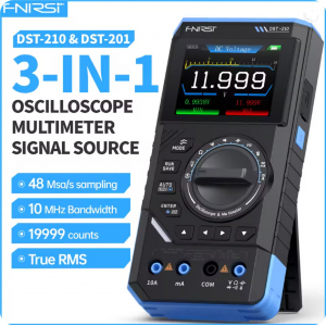HS8585 FNIRSI DST-210 and DST-201 3IN1 Digital Multimeter Oscilloscope Signal Source 19999 Counts 10MHz/1MHz Portable Electrician Tool