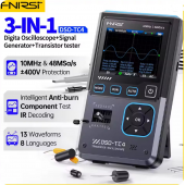 HS8586 FNIRSI DSO-TC4 Upgrade 3 in 1 Digital Oscilloscope 10MHz 48Ms/s Transistor Tester Electronics Component Tester USB Charger Tools
