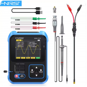 HS8587 FNIRSI DSO-TC3 Digital Oscilloscope 500KHz 10MS/s Transistor Tester Function ESR Diode Signal Generator 3 in 1 Multifunction HS8587 FNIRSI DSO-TC3 Digital Oscilloscope 500KHz 10MS/s Transistor Tester Function ESR Diode Signal Generator 3 in 1 Multifunction