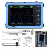 HS8588 FNIRSI DSO-510 Handheld Digital Oscilloscope 48MS/s 10MHz Signal Generator ±400V 2.8'' LCD Portable Tester with Function Generator