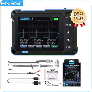 HS8589 FNIRSI DSO153 2 in 1 Handheld Oscilloscope/DDS Signal Generator,Digital Portable Automotive Oscilloscope with 2.8 in TFT Screen