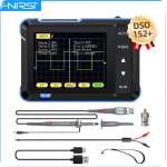 HS8590 FNIRSI DSO152 Mini Handheld Digital Oscilloscope 2-IN-1 200KHz Bandwidth 2.5MS/s Portable Electronic Repair Tool HS8590 FNIRSI DSO152 Mini Handheld Digital Oscilloscope 2-IN-1 200KHz Bandwidth 2.5MS/s Portable Electronic Repair Tool