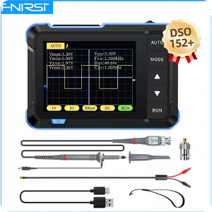 HS8590 FNIRSI DSO152 Mini Handheld Digital Oscilloscope 2-IN-1 200KHz Bandwidth 2.5MS/s Portable Electronic Repair Tool