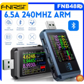 HS8600 FNIRSI FNB48P USB Tester Voltmeter Ammeter TYPE-C Fast Charge Detection Trigger Capacity Ripple Measurement with CNC Metal Shell