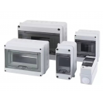 HS8619 HT Series Junction Box 2/3/5/8/12/15/18/24 WAY PC Plastic Outdoor Electrical IP65 Waterproof Distribution Box Switch Box