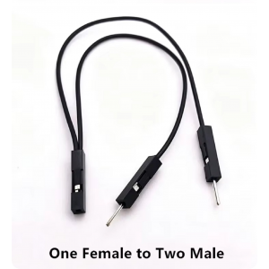 HS8676 Dupont 1 Female to 2 Male 10cm/20cm HS8676 Dupont 1 Female to 2 Male 10cm/20cm