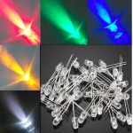 HS0331 5mm Round Top Water Clear LED Emitting Green 1000pcs