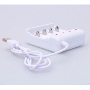 HS0382 USB 2.0 4xAA / 4x AAA Ni-MH Rechargeable Battery charger