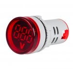 HS0495 Red 22mm LCD AC50-500V Digital AC Voltmeter