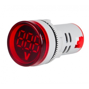 HS0495 Red 22mm LCD AC50-500V Digital AC Voltmeter