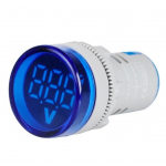 HS0496 Blue 22mm LCD AC50-500V Digital AC Voltmeter