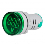 HS0497 Green 22mm LCD AC50-500V Digital AC Voltmeter
