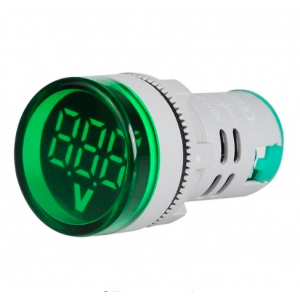 HS0497 Green 22mm LCD AC50-500V Digital AC Voltmeter