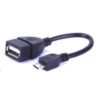 HR0444 OTG cable : micro-B USB to USB A female cable